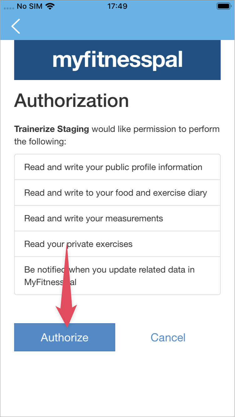 How does a client connect MyFitnessPal to Trainerize? – ABC Trainerize Help  Center